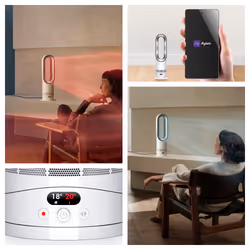 Dyson Hot+Cool HF1 Interno Argento, Bianco Ventilatore domestico senza pale - Vista aggiuntiva 7