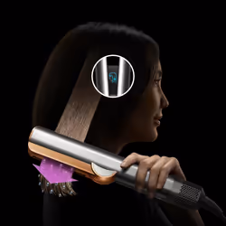 Dyson Airstrait Piastra per capelli Vapore Rosa, Rose Gold 1600 W 1,98 m - Vista aggiuntiva 7