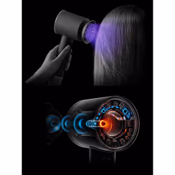 Dyson Asciugacapelli Supersonic Nural Amber Silk Lisci e Mossi - Vista aggiuntiva 4