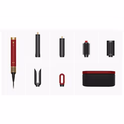 Dyson Airwrap Co-anda 2x Straight + Wavy Multistyler Airflow Oro, Rosso 1700 W 2 m - Vista aggiuntiva 2