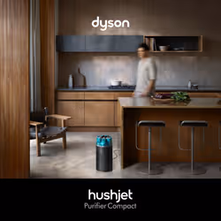 Dyson HushJet Purifier Compact HJ10 100 m² 41 dB Nero, Turchese - Vista aggiuntiva 2