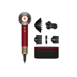 Dyson Supersonic Nural Straight + Wavy asciuga capelli 1600 W Oro, Rosso