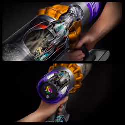 Dyson V15 Detect Absolute Aspirapolvere a bastone 2 in 1 Batteria Secco HEPA Senza sacchetto 0,77 L Acciaio inox - Vista aggiuntiva 4