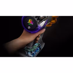 Dyson V15s Detect Submarine Aspirapolvere a bastone 2 in 1 Batteria Secco e bagnato Senza sacchetto 0,77 L Nichel, Giallo - Vista aggiuntiva 2