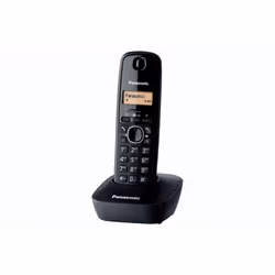 Panasonic KX-TG1611FRH, Telefono DECT, 50 voci, Identificatore di chiamata, Nero