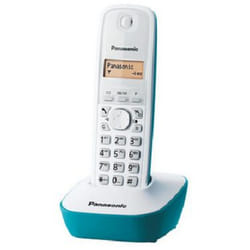 Panasonic KX-TG1611 Telefono DECT Identificatore di chiamata Blu, Bianco