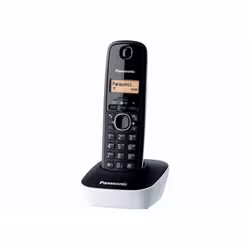 Panasonic KX-TG1611FRW telefono Telefono DECT Identificatore di chiamata Nero, Bianco
