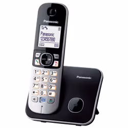 Panasonic KX-TG6811GB, Telefono DECT, 120 voci, Identificatore di chiamata, Nero