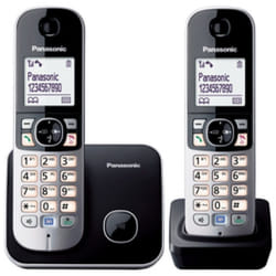 Panasonic KX-TG6812GB telefono Telefono DECT Identificatore di chiamata Nero