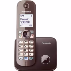 Panasonic KX-TG6811GA telefono Telefono DECT Identificatore di chiamata Marrone - Vista aggiuntiva 2