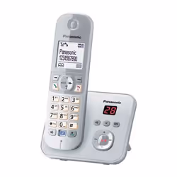 Panasonic KX-TG6823 Telefono DECT Identificatore di chiamata Argento, Bianco - Vista aggiuntiva 2