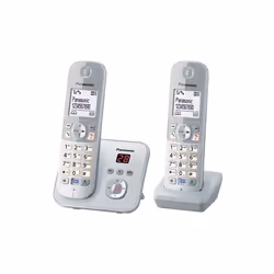 Panasonic KX-TG6823 Telefono DECT Identificatore di chiamata Argento, Bianco - Vista aggiuntiva 4