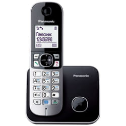 Panasonic KX-TG6811 Telefono DECT Identificatore di chiamata Nero, Argento
