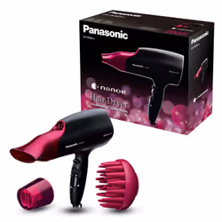 Panasonic EH-NA65, tecnologia Nanoe, protezione/idratazione capelli, 2000 W, Nero/Fucsia - Vista aggiuntiva 5