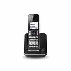 Panasonic KX-TGD310, Telefono DECT, Telefono con vivavoce, 50 voci, Identificatore di chiamata, Nero