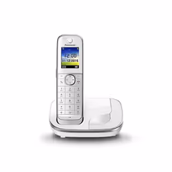 Panasonic KX-TGJ310, Telefono DECT, Telefono con vivavoce, 250 voci, Identificatore di chiamata, Bianco