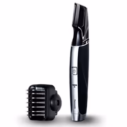 Panasonic ER-GD50, Regolabarba, Lama verticale, Pettine accessorio, 20 step taglio, Lavabile, Nero/Silver - Vista aggiuntiva 2