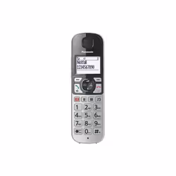Panasonic KX-TGE520GS telefono Telefono DECT Identificatore di chiamata Nero, Argento - Vista aggiuntiva 3