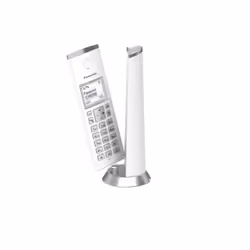 Panasonic KX-TGK212SP Telefono DECT Identificatore di chiamata Argento, Bianco