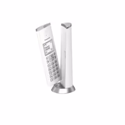 Panasonic KX-TGK212SP Telefono DECT Identificatore di chiamata Argento, Bianco - Vista aggiuntiva 4
