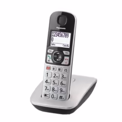 Panasonic KX-TGE510GS, Telefono DECT, Cornetta wireless, Telefono con vivavoce, 150 voci, Identificatore di chiamata, Nero, A ...