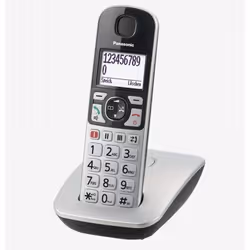Panasonic KX-TGE510GS telefono Telefono DECT Identificatore di chiamata Nero, Argento
