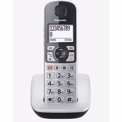 Panasonic KX-TGE510GS telefono Telefono DECT Identificatore di chiamata Nero, Argento
