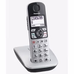 Panasonic KX-TGE510GS telefono Telefono DECT Identificatore di chiamata Nero, Argento - Vista aggiuntiva 4