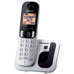 Panasonic KX-TGC210 Telefono DECT Identificatore di chiamata Metallico