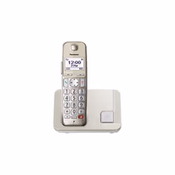 Panasonic KX-TGE250 Telefono DECT Identificatore di chiamata Champagne, Oro