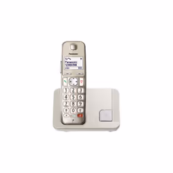 Panasonic KX-TGE250 Telefono DECT Identificatore di chiamata Champagne, Oro