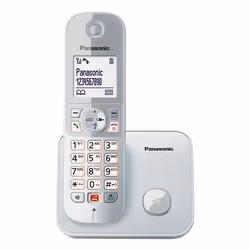 Panasonic KX-TG6851SPS telefono Telefono DECT Identificatore di chiamata Grigio, Argento