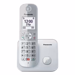 Panasonic KX-TG6851SPS telefono Telefono DECT Identificatore di chiamata Grigio, Argento