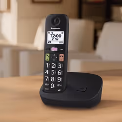 Panasonic KX-TGU112 Telefono DECT Identificatore di chiamata Nero - Vista aggiuntiva 7