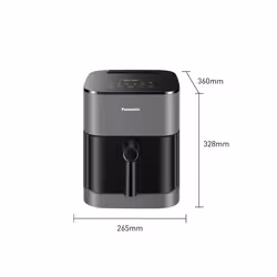 Panasonic NF-CC500SXE friggitrice Singolo 5 L Indipendente 1450 W Friggitrice ad aria calda Grigio - Vista aggiuntiva 5