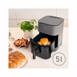 Panasonic NF-CC500SXE friggitrice Singolo 5 L Indipendente 1450 W Friggitrice ad aria calda Grigio - Vista aggiuntiva 6