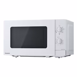 Panasonic NN-GM21QWEPG, Superficie piana, Solo microonde, 20 L, 800 W, Manopola, Bianco