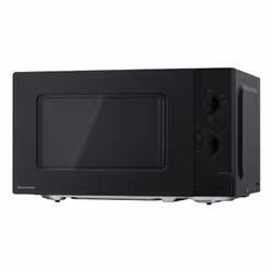 Panasonic NN-SM22QBEPG, Superficie piana, Solo microonde, 20 L, 800 W, Manopola, Nero
