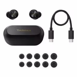 Technics EAH-AZ100 Auricolare True Wireless Stereo (TWS) In-ear Musica e Chiamate USB tipo-C Bluetooth Nero - Vista aggiuntiva 5