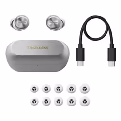 Technics EAH-AZ100 Cuffie True Wireless Stereo (TWS) In-ear Musica e Chiamate USB tipo-C Bluetooth Argento - Vista aggiuntiva 5