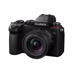 Panasonic Lumix S5 + S 18-40mm / F4.5-6.3 Zoom, 24,2 MP, 6000 x 4000 Pixel, CMOS, 4K Ultra HD, 350 g, Nero