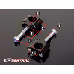 RENTHAL Ponti manubrio Ø28,6mm Fatbar/Twinwall
