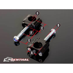 RENTHAL Ponti manubrio Ø28,6mm Fatbar/Twinwall