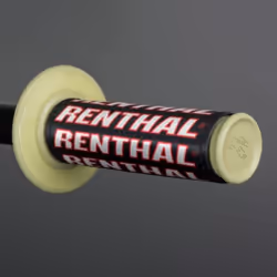RENTHAL Protezioni maniglie Clean Grips nere/rosse, nero