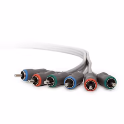 Techlink 3m 3 x RCA/3 x RCA cavo video e componente (YPbPr) Grigio