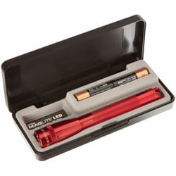Mag-lite - Maglite - Torcia a led con Custodia, Funzionamento Pile aa, Rosso (Rosso), na