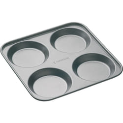 Kitchen Craft - Master Class - Stampo antiaderente per 4 Yorkshire pudding, colore grigio