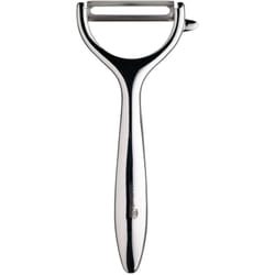 Kitchen Craft - MasterClass Pelapatate 'y', pelaverdure in acciaio inox per cucina con lama girevole e impugnatura ergonomica, lavabile in