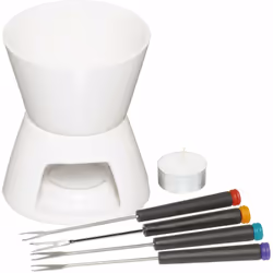 Questo set ha tutti gli elementi necessari per godersi un dessert caldo al cioccolato. Nel set è incluso un pentolino in cera ...