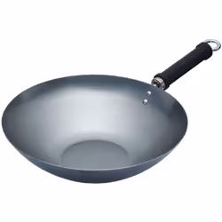 Wok tradizionale a induzione de acciaio al carbonio World of Flavours de KitchenCraft: amate l'autentica cucina cinese? Quest ...